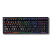 PC Power Silent-98 Black Knight Gaming Wired Keyboard